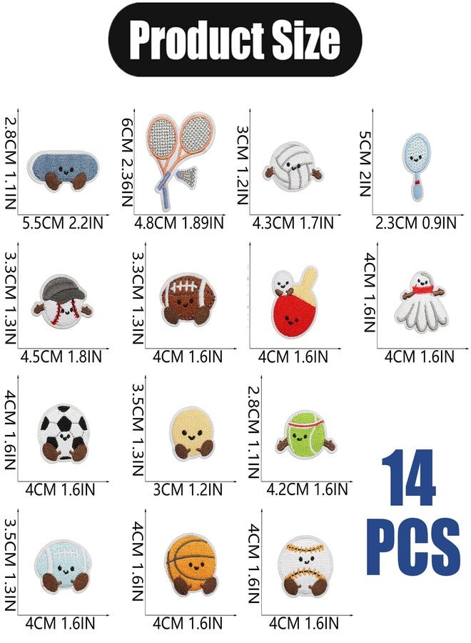 Vihaanta 14PCS Embroidery Patches for Clothing, Patch for Clothes, Cloth Stickers Patch, Sew on Repair Patches and Badges, Fabric Repair Patches for Kids Clothes Jeans Jackets Hats Shoes Backpacks - Image 2